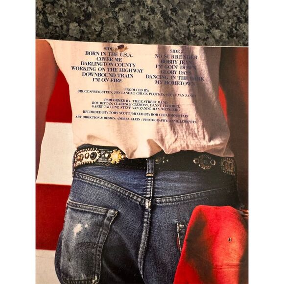 Bruce Springsteen Born in the U.S.A. 12" LP Vinyl Record Album 1984 - Picture 4 of 5